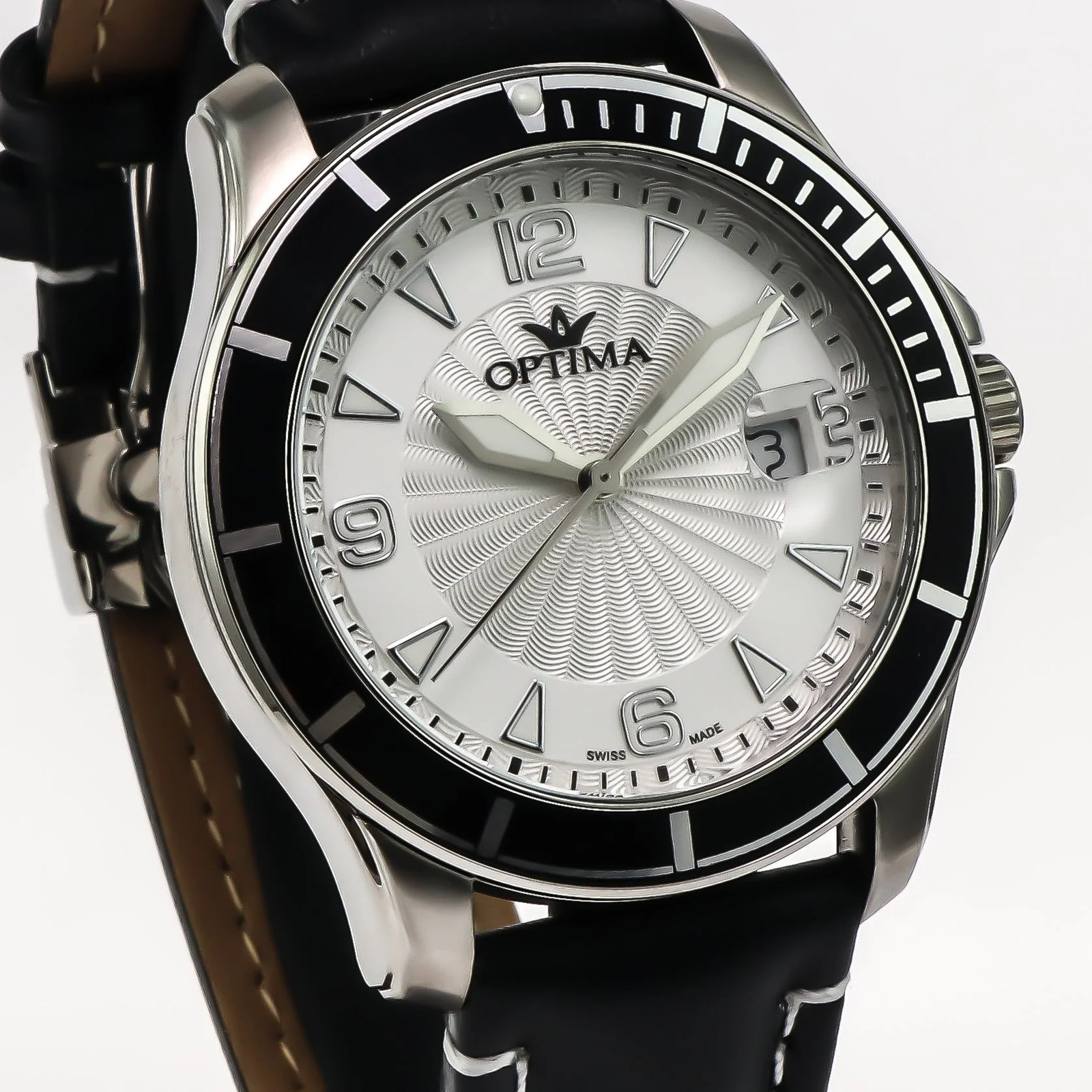 Optima – Swiss Watch – OSM422-SL-1 Ronda de Cuarzo Suiza 43 mm OSM422 50