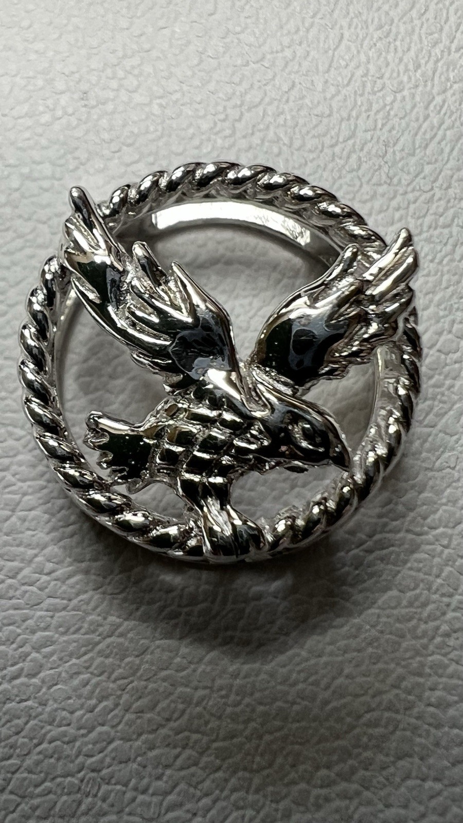 Retired 925 Sterling Silver Ross Simons Eagle Pendant