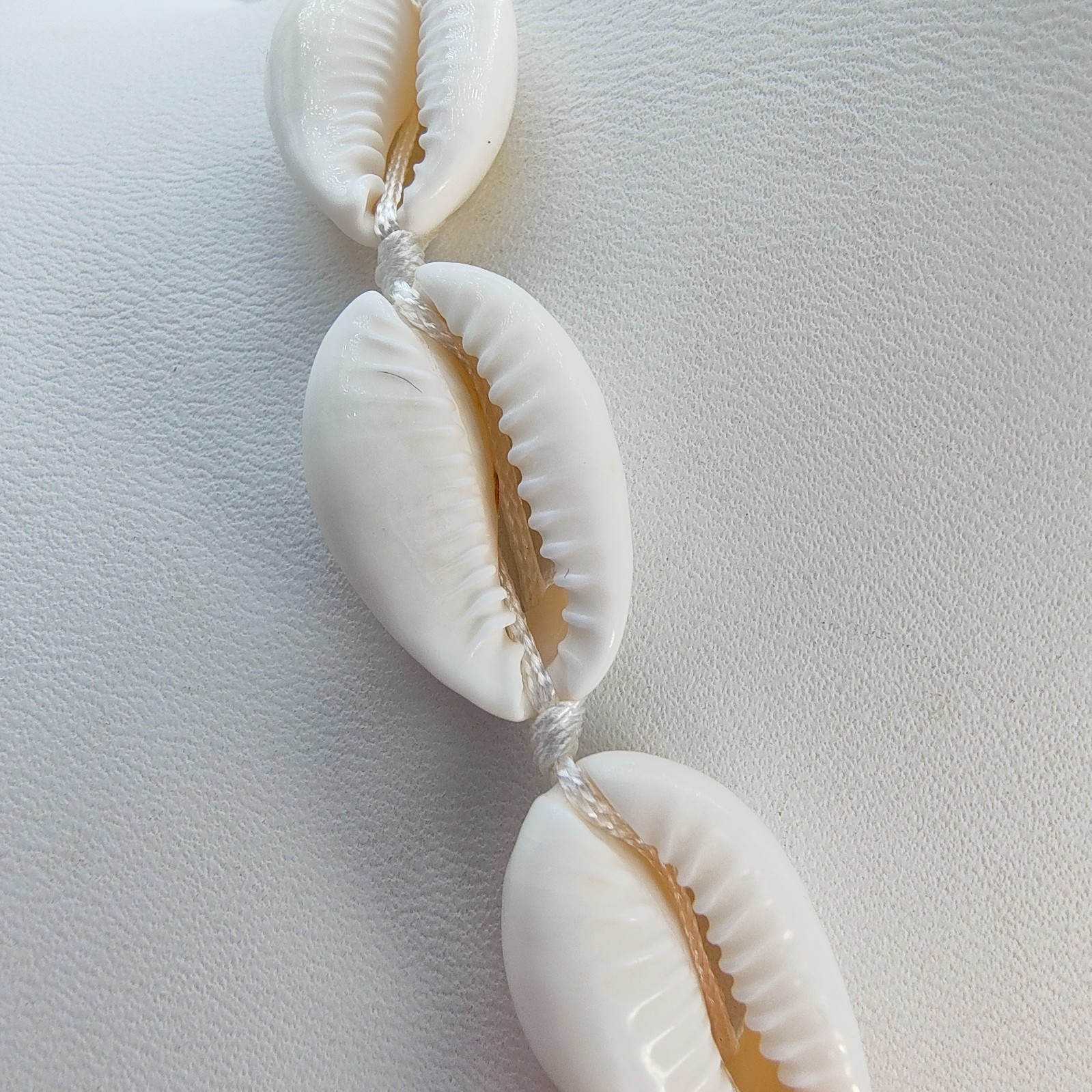 Cowrie Shell Plumeria Pink Flower Choker Necklace Adjustable Hawaiian Beach Boho