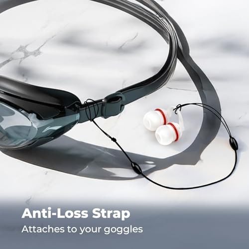 Swimming Nose Plug for Adults, One-Way Exhale Valve, Helps Keep Water Out,