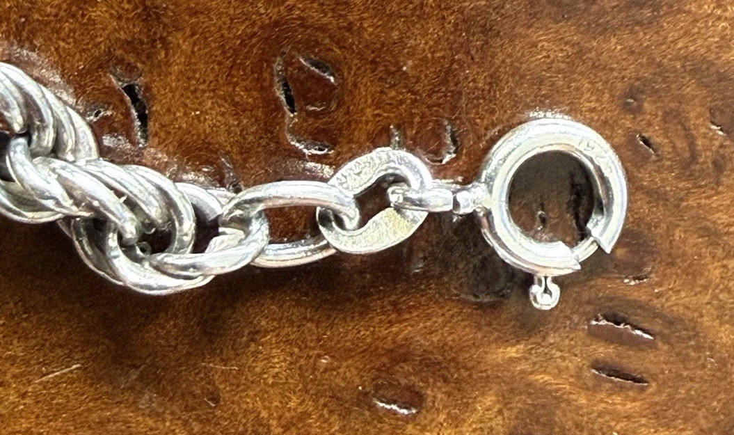 Sterling Silver 925 Lot Of 3 Bracelets Including 2 From Italy Total 14.9 Grams