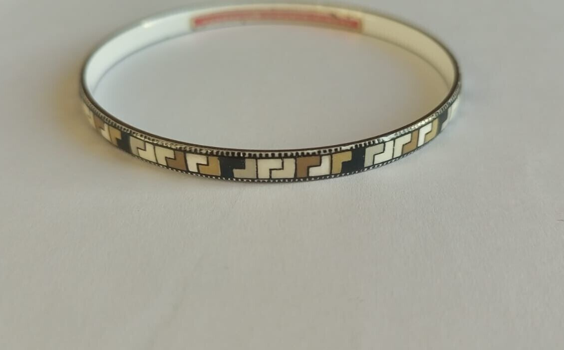 Vintage Elegant Handmade White beige Brown black Decorative Color Bracelet Women