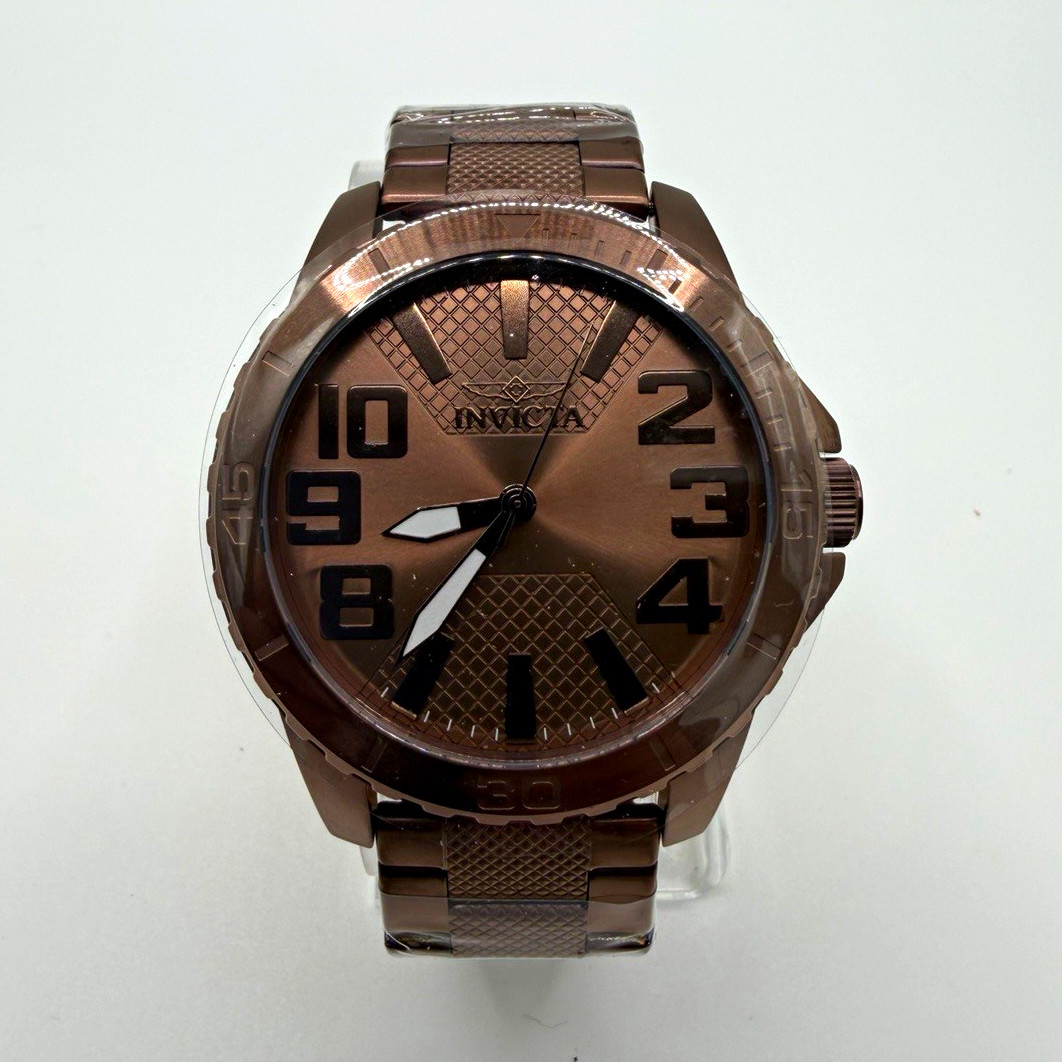 Invicta Speedway Valor 48mm Rubbed Bronze Stainless Steel