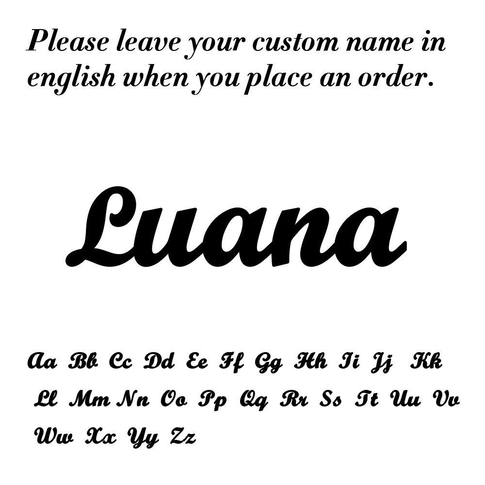 Personalized Name Necklace – Custom Script Pendant, Stainless Steel, Elegant Gif