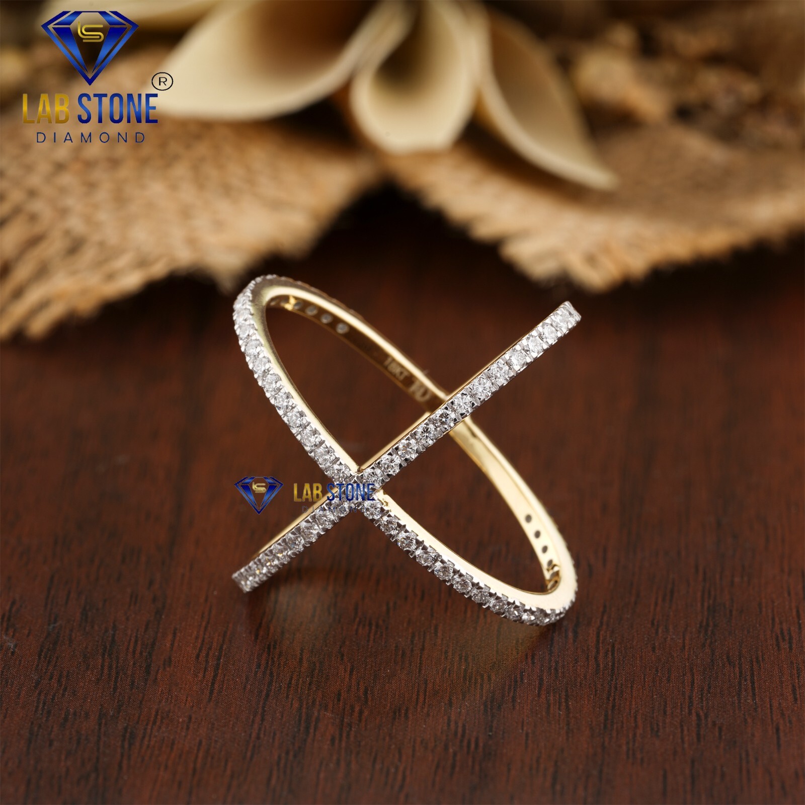 Women’s Round Cut Lab-grown Diamond Ring in 925 silver 1.18ct TDW