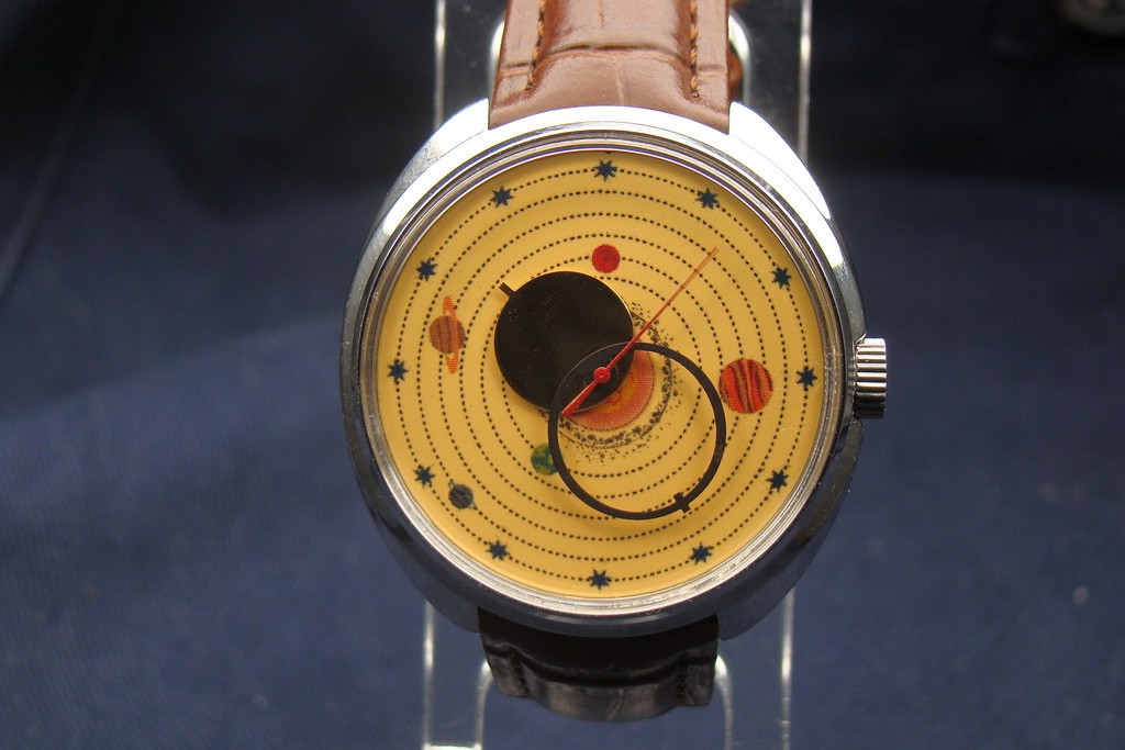 watch RAKETA solar system SPACE PLANET COPERNICUS COPERNIC RUSSIAN SOVIET ussr 3