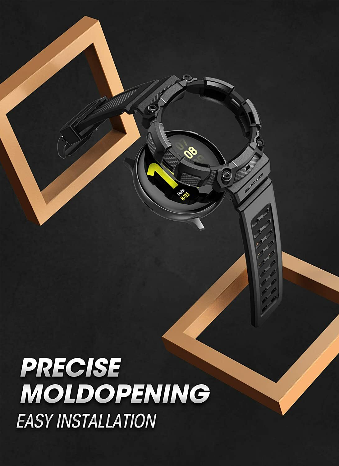 SUPCASE Watch Case Wristwatch Strap Band For 2019 Samsung Galaxy Watch Active 2