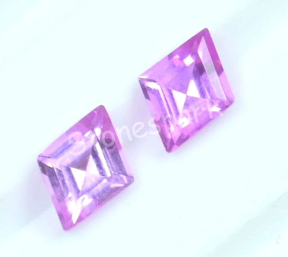1.70 Ct Natural Mogok Pink Ruby Pair Certified Flawless Loose Gemstone