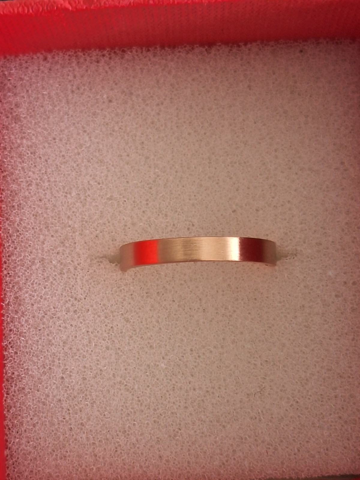 Vintage Antique Soviet 14k Rose Gold Classic Wedding Band Ring Size 5