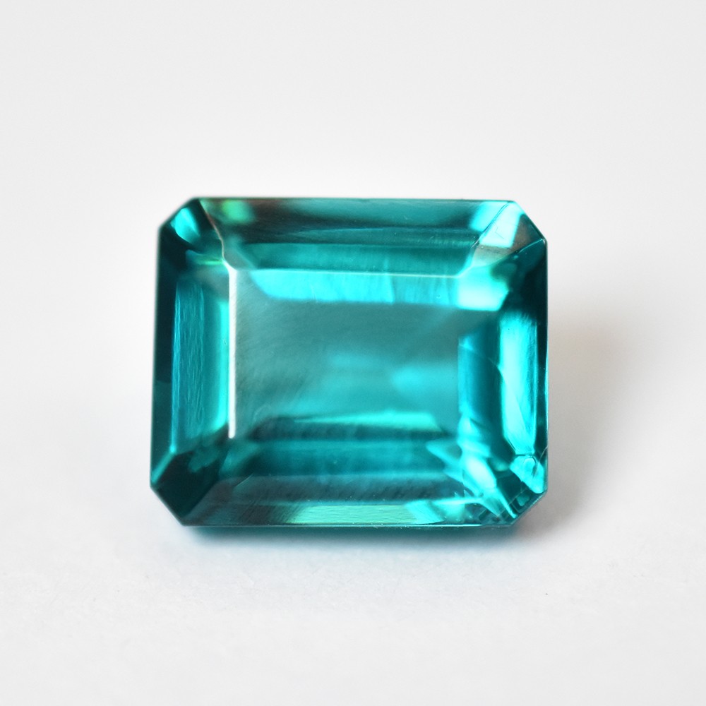 CERTIFIED 10x9mm PERFECT Emerald Cut NATURAL Green Tourmaline Loose Gemstone