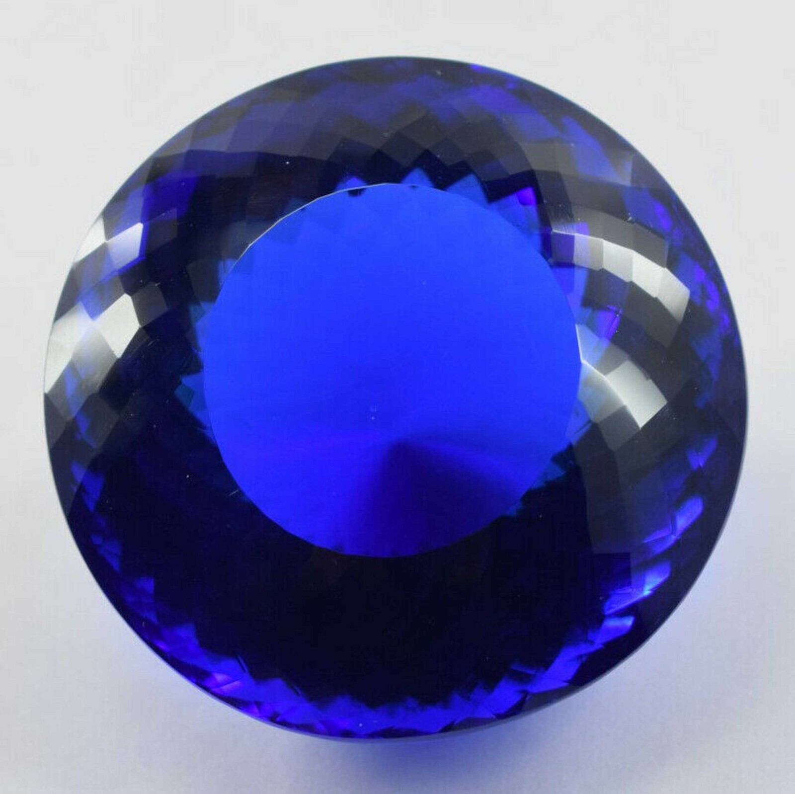 770.00Ct Washington’s Birthday Big Piece Round Cut Certified Blue Topaz Gems FSI