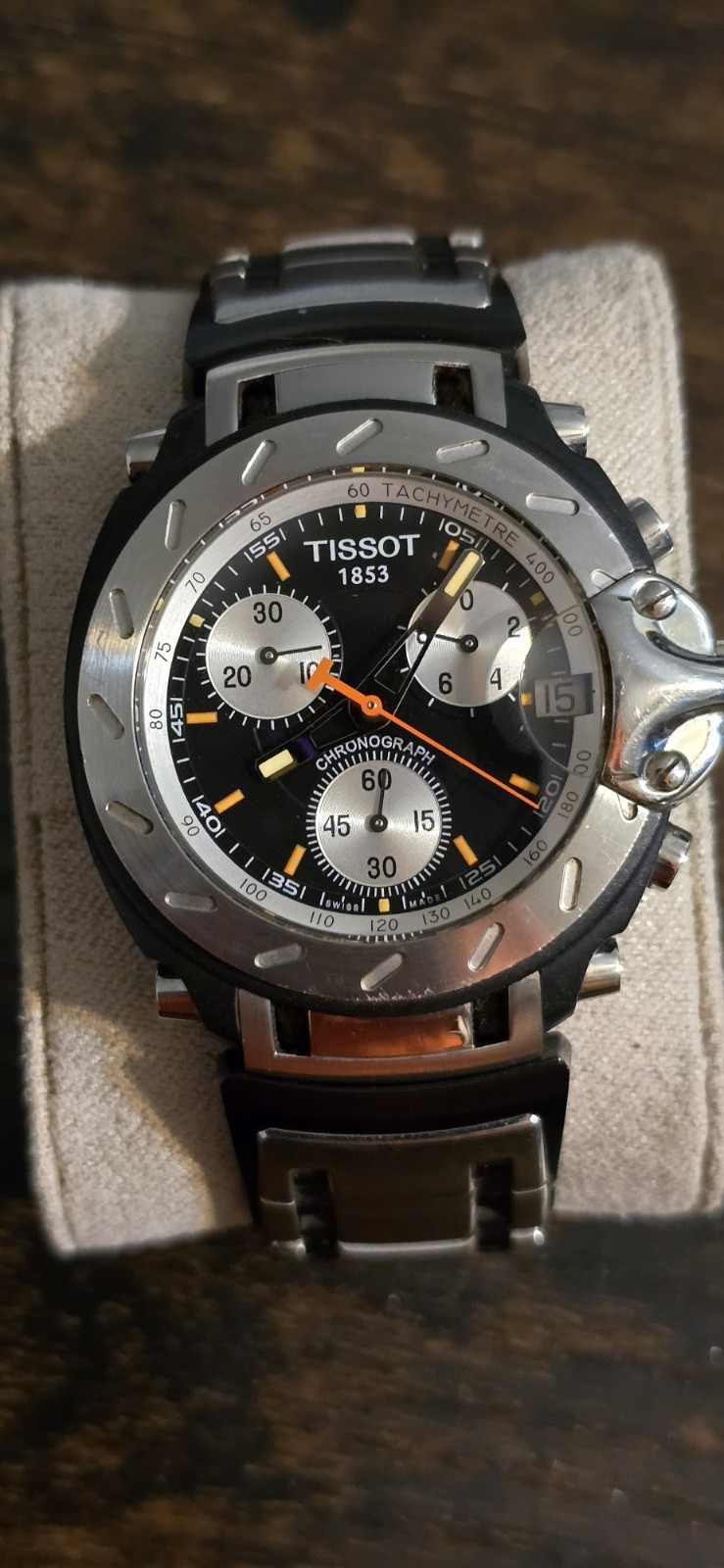 Tissot T-Race Men’s Quartz Chronograph Tachymeter Date Sapphire Steel