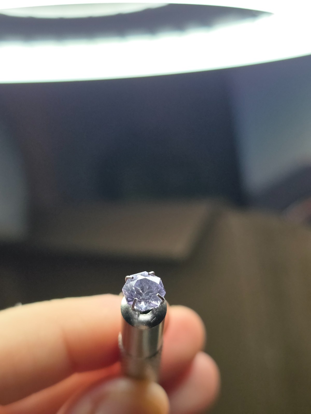 LILAC Lab Garnet YAG – 6.127mmx4.387mm Fantasy Octaganal Round Hand Fabricated