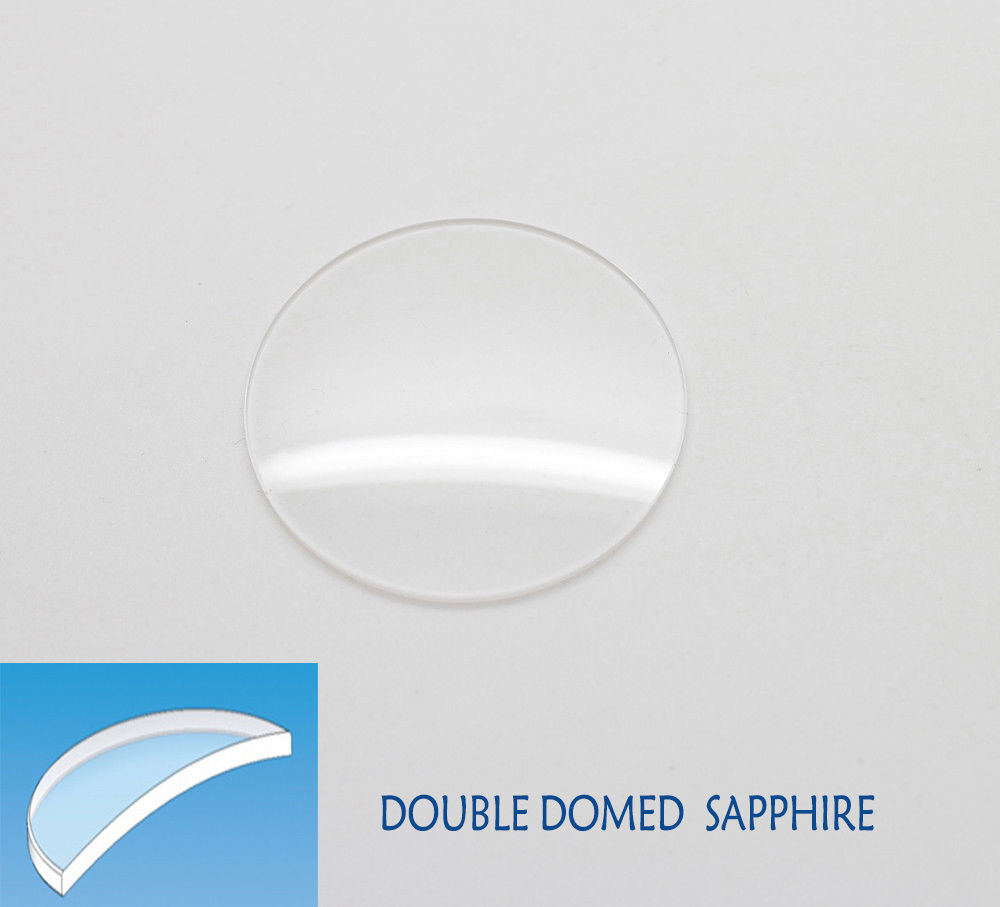 22.5mm Sapphire Crystal Watch Crystals Double-Domed (Height 2.5mm x Thick1.5mm)
