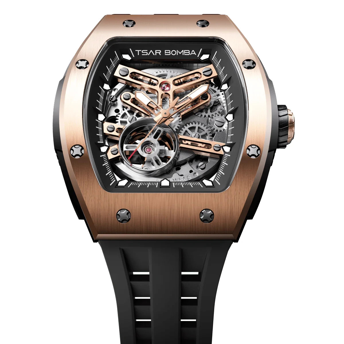Tsar Bomba Elemental-Automatic Rose Gold Men’s Watch TB8228A-04