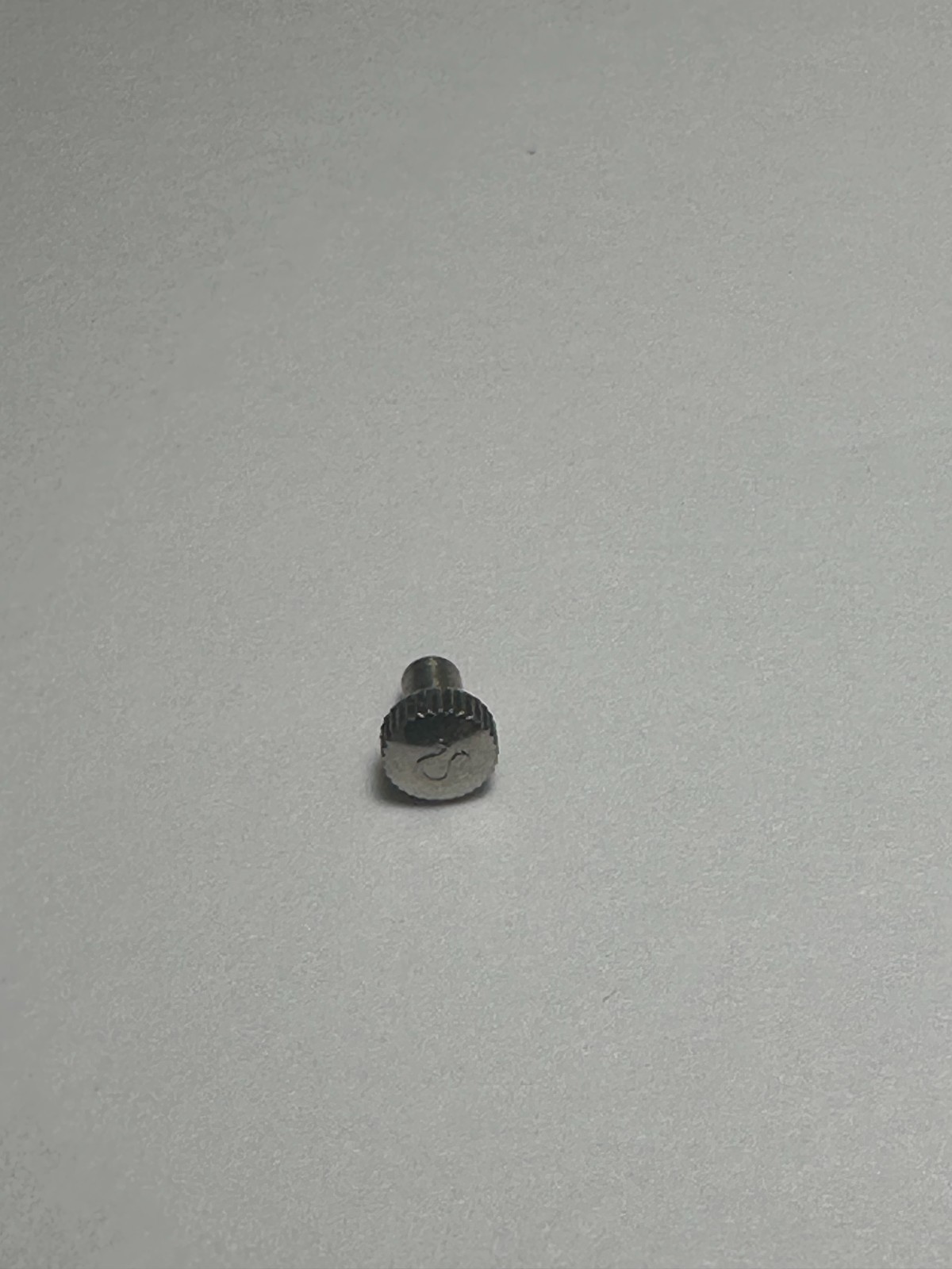 GENUINE NEW OLD STOCK OMEGA SPLIT STEM CROWN STIANLESS STEEL 3.7mm X 4.6mm
