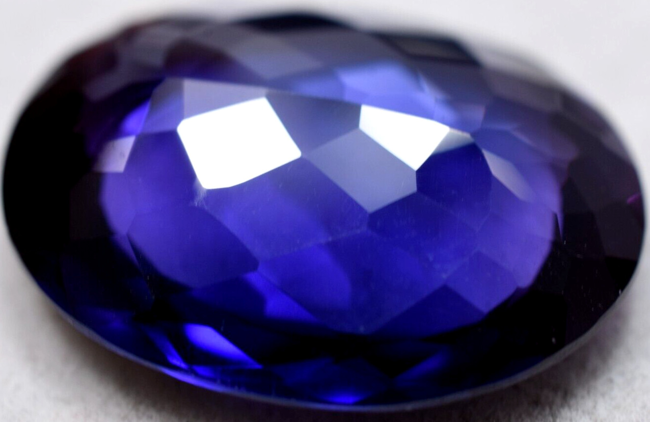 Natural 30.00 Ct Boysenberry Sapphire GGL Certified fabulous Loose Gemstone