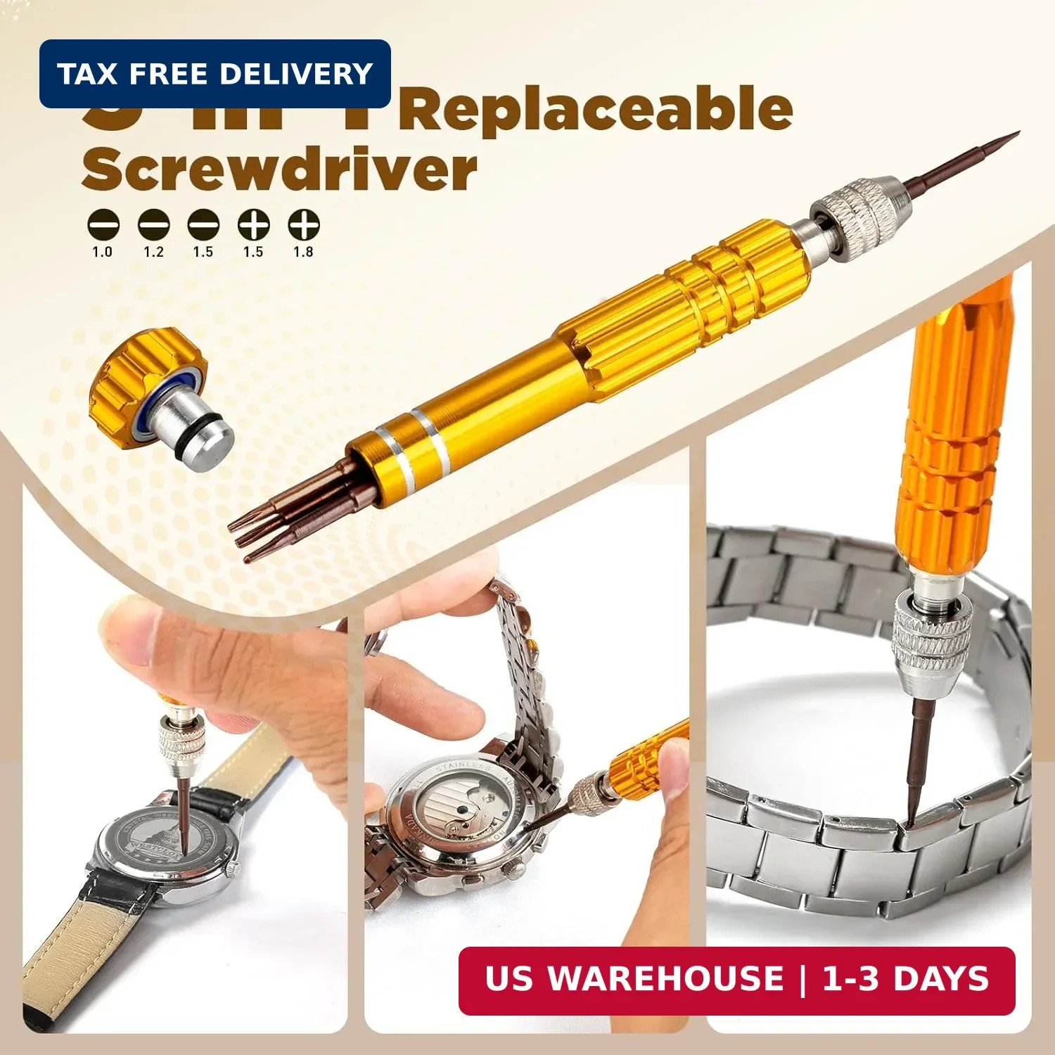 Eventronic Watch Repair Kit, Watch Link Removal Kit, Watch Battery Replacement T