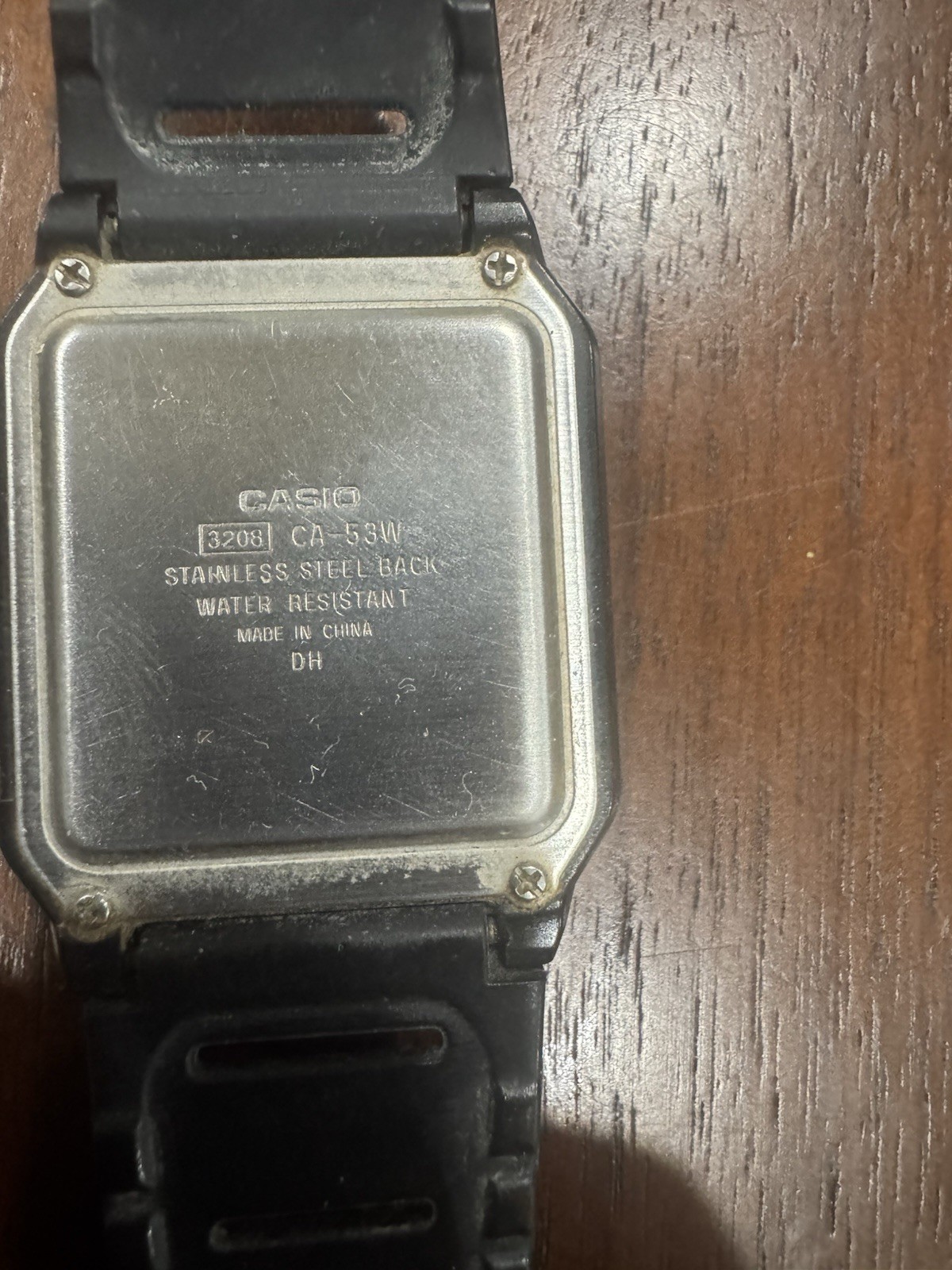 Casio CA-53W Calculator Watch Module 3208 Runs Original Strap Broken