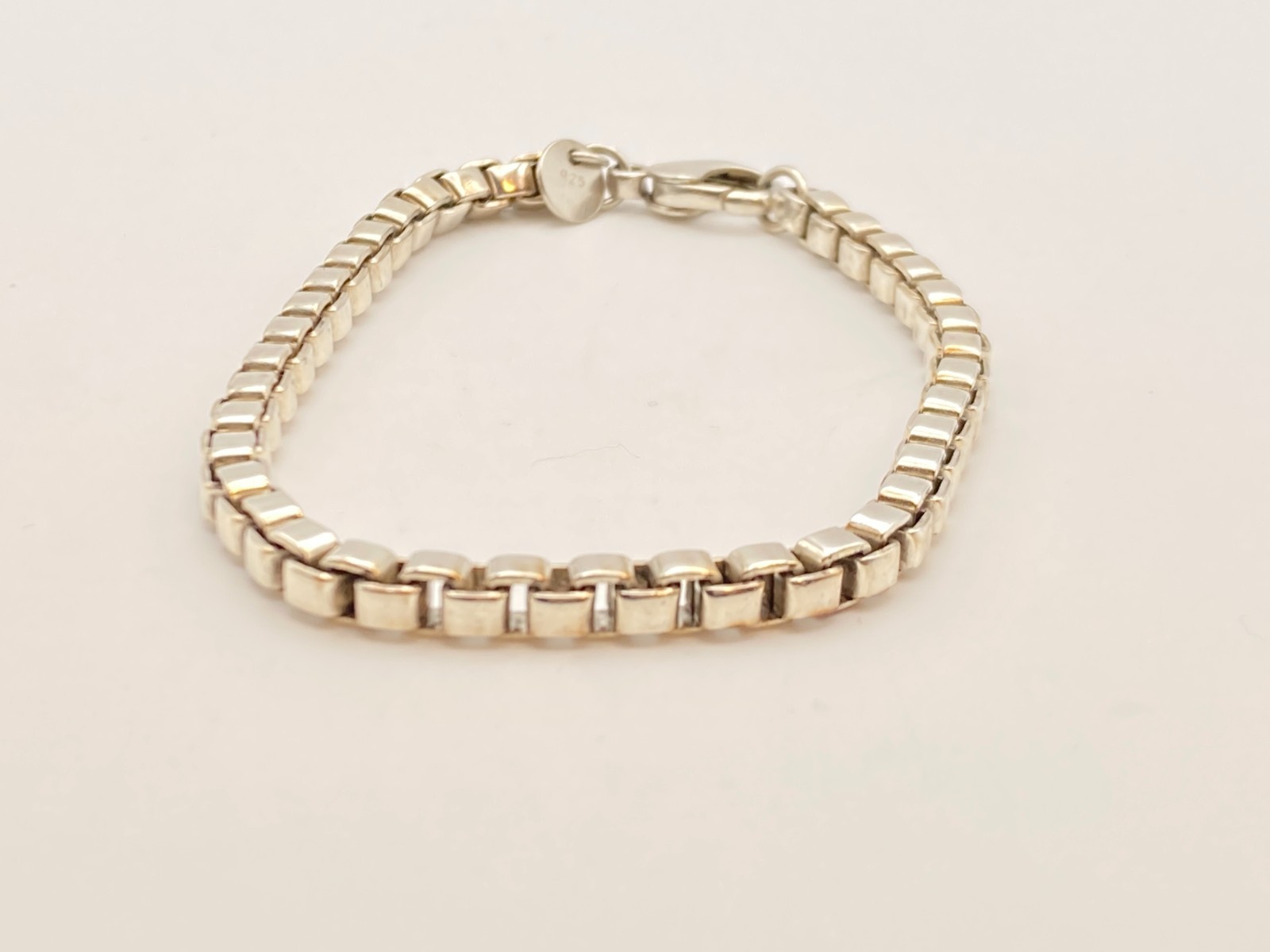 Tiffany & Co. Venetian Link Chain Bracelet 925 Silver 6 3/4″ 15.5g