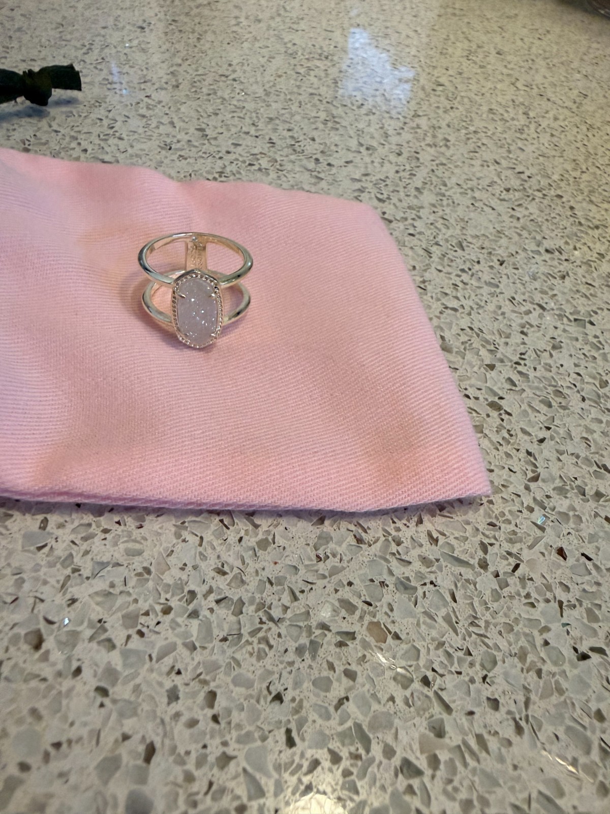 Kendra Scott Elyse Gold Ring in Iridescent Drusy