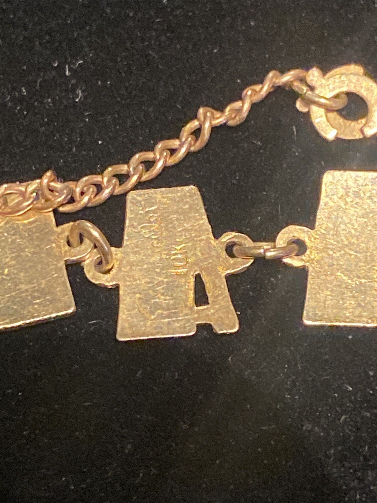 United States Armed Air Force World War 2 Bracelet Rare 10kt Gold Em Stamped