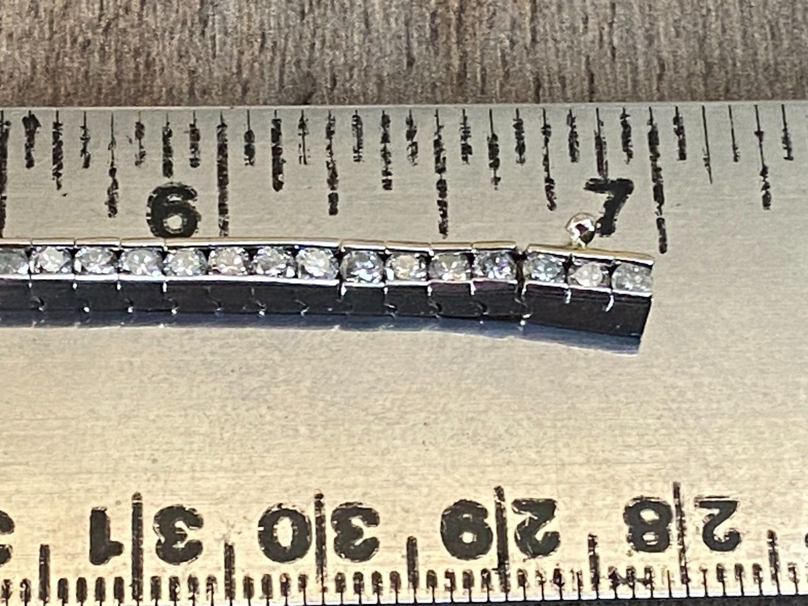 SI 1-H~ 2.0 ctw Round Cut Natural Diamond Tennis Bracelet 14k Solid White Gold