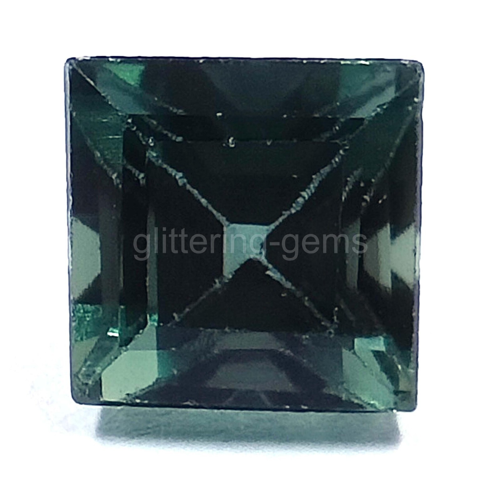 IGL Certified 4-5 Carat Natural Green Alexandrite Princess Cut Gemstone 5SDI