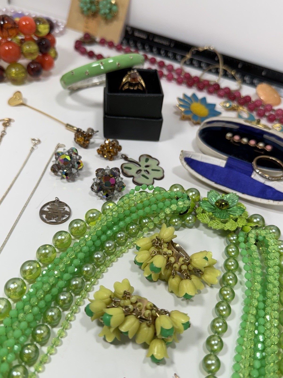 High End Vintage Jewelry Lot 18k HGE Sarah Cov Midas Turkey 925 Germany Lisner