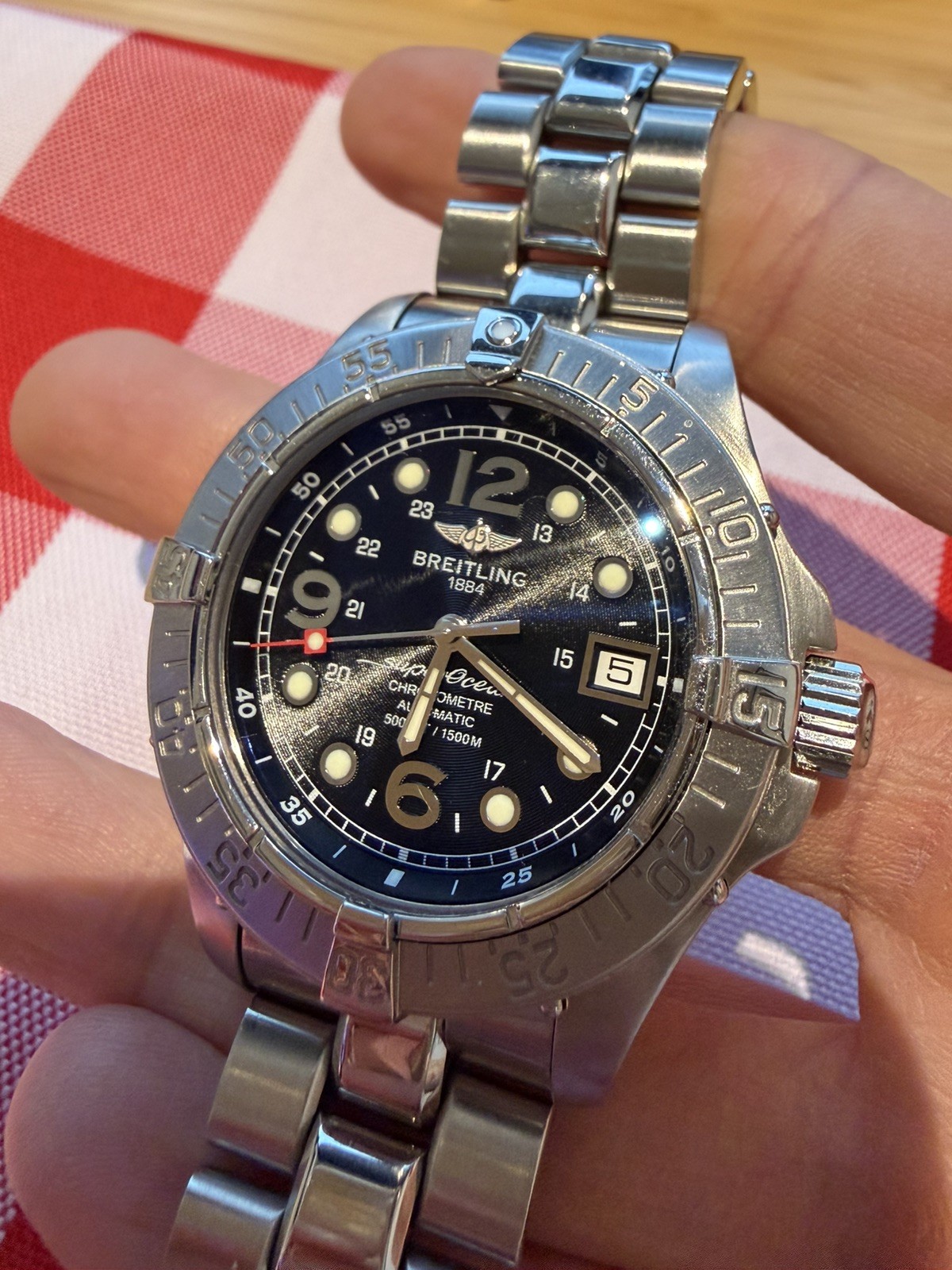 Breitling Men’s Superocean Steelfish A17360 Silver 42mm Automatic Watch