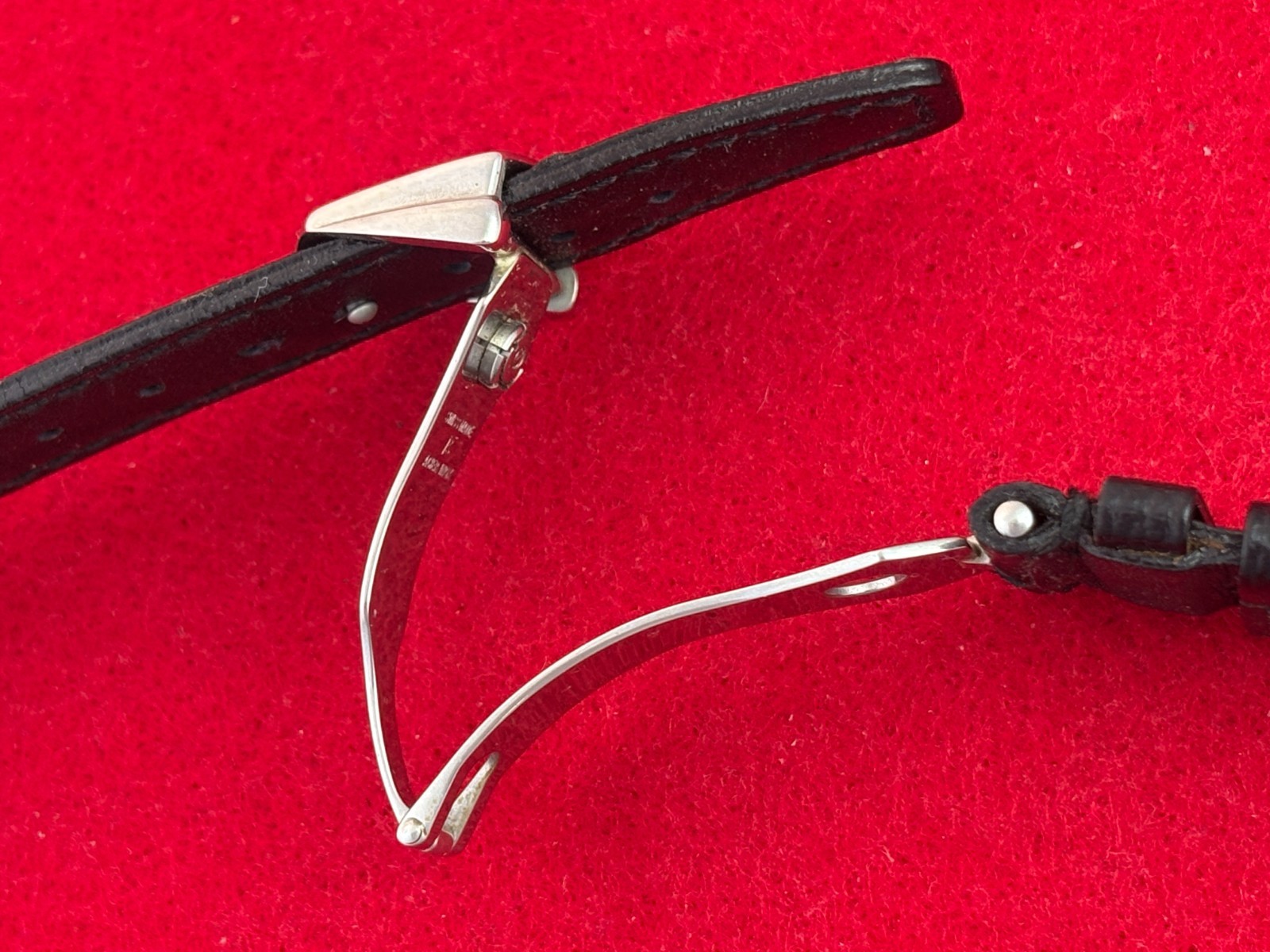 IWC Portofino OEM 18mm Black Strap for Model 3513 with IWC Deployant Clasp