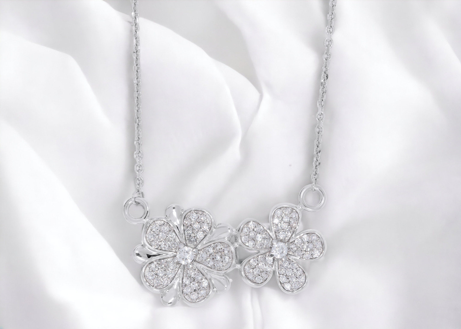 0.95 Ct Round Lab Grown Diamond Necklace Sterling Silver Pendant Women’s Gift