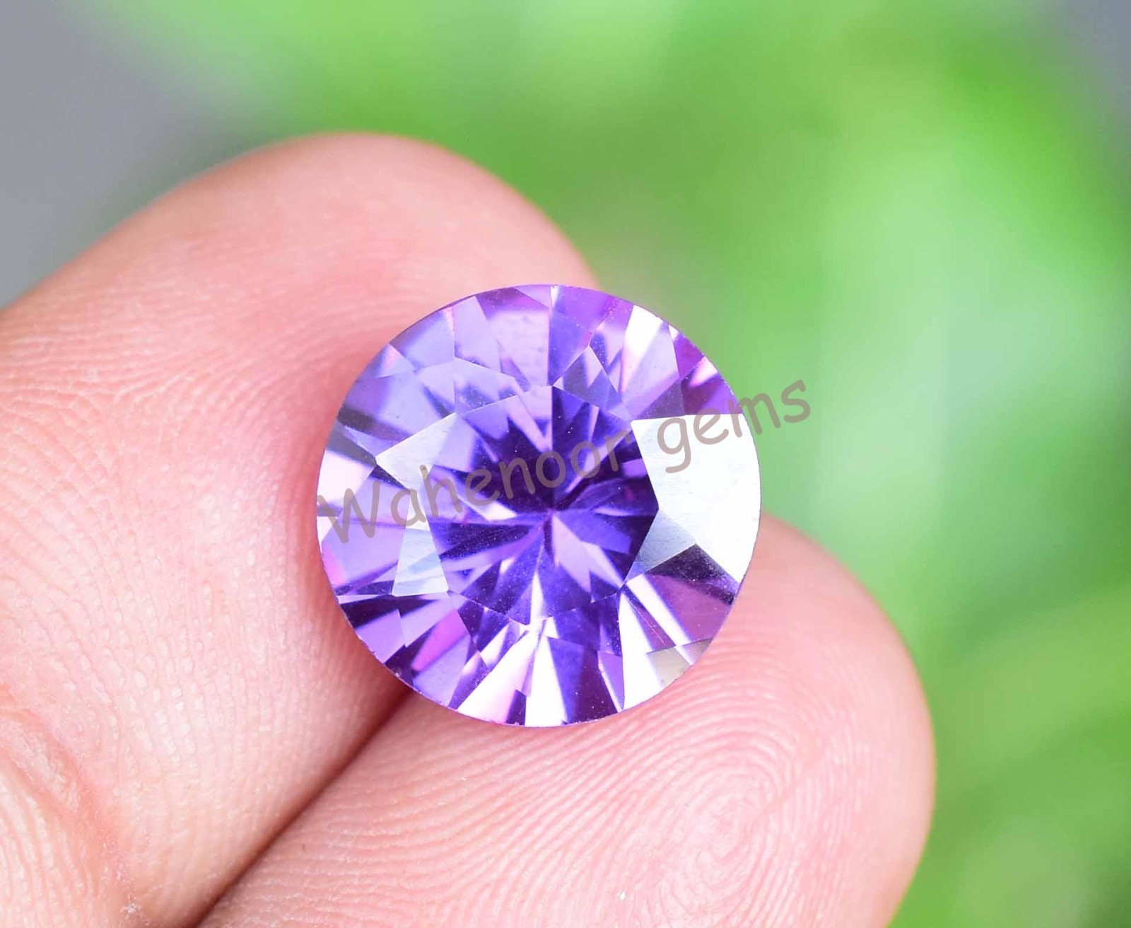 Natural 7.65 Ct Boysenberry Sapphire Round Master Shape AGL Certified Gemstone