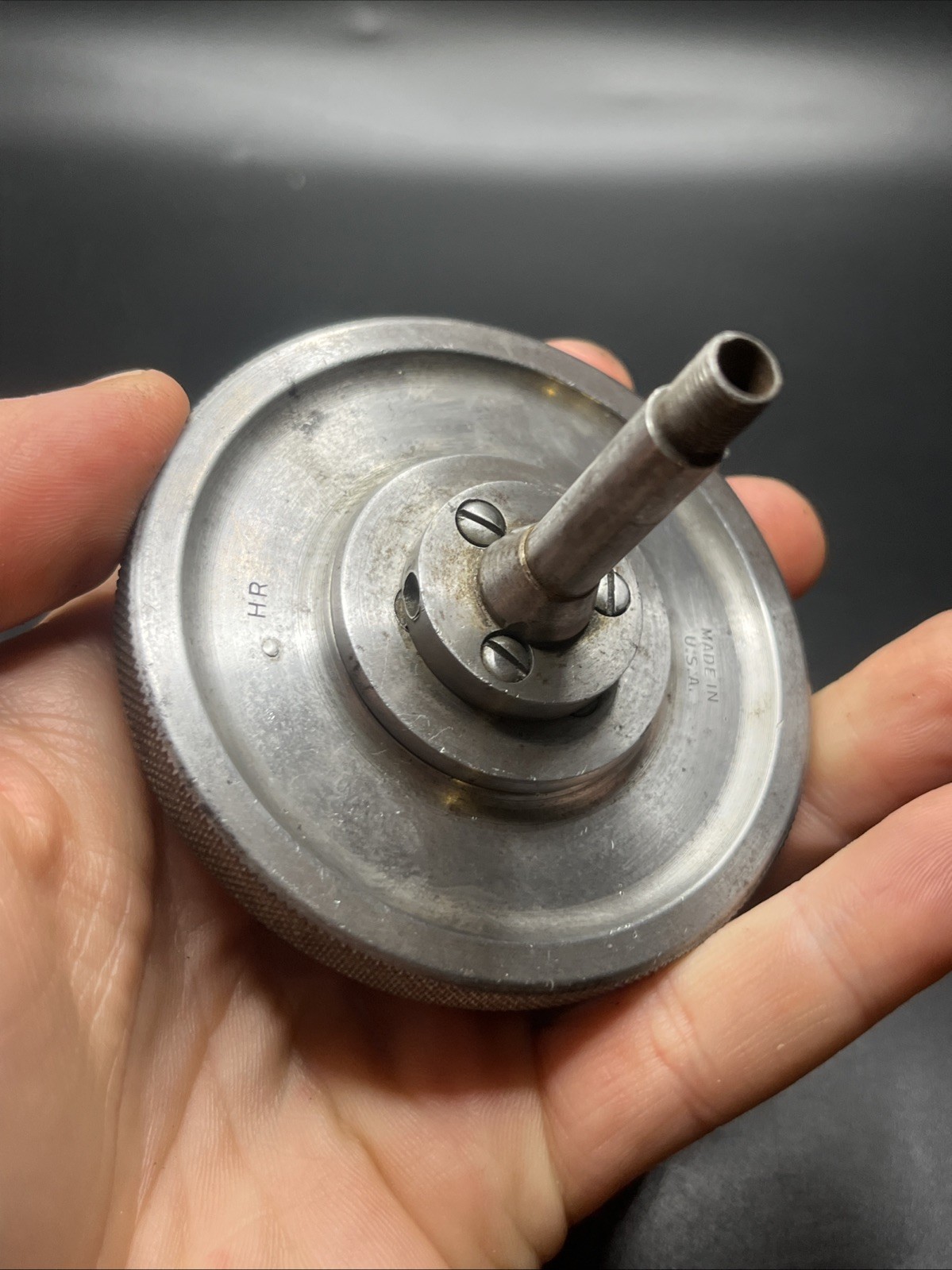 Vintage USA Made Unbranded Watchmaker 8mm Lathe 3inch Bezel Chuck (017)