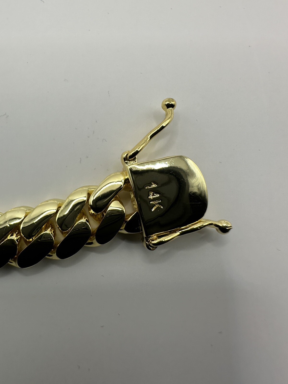 10mm 24″ 105g Handmade Miami Cuban Link Chain – 14k Gold Plated