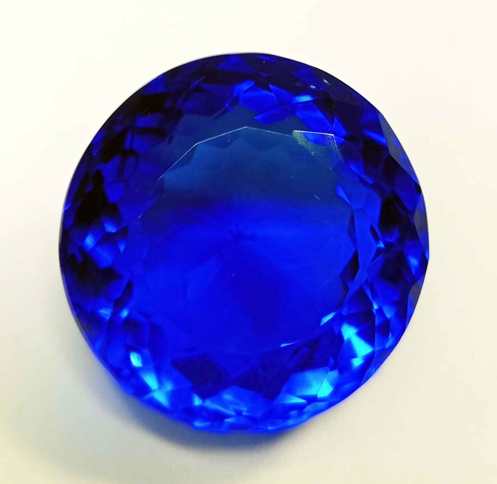 Round Cut 85+ Ct Royal Blue Topaz Natural Loose Gemstone For Pendant Making