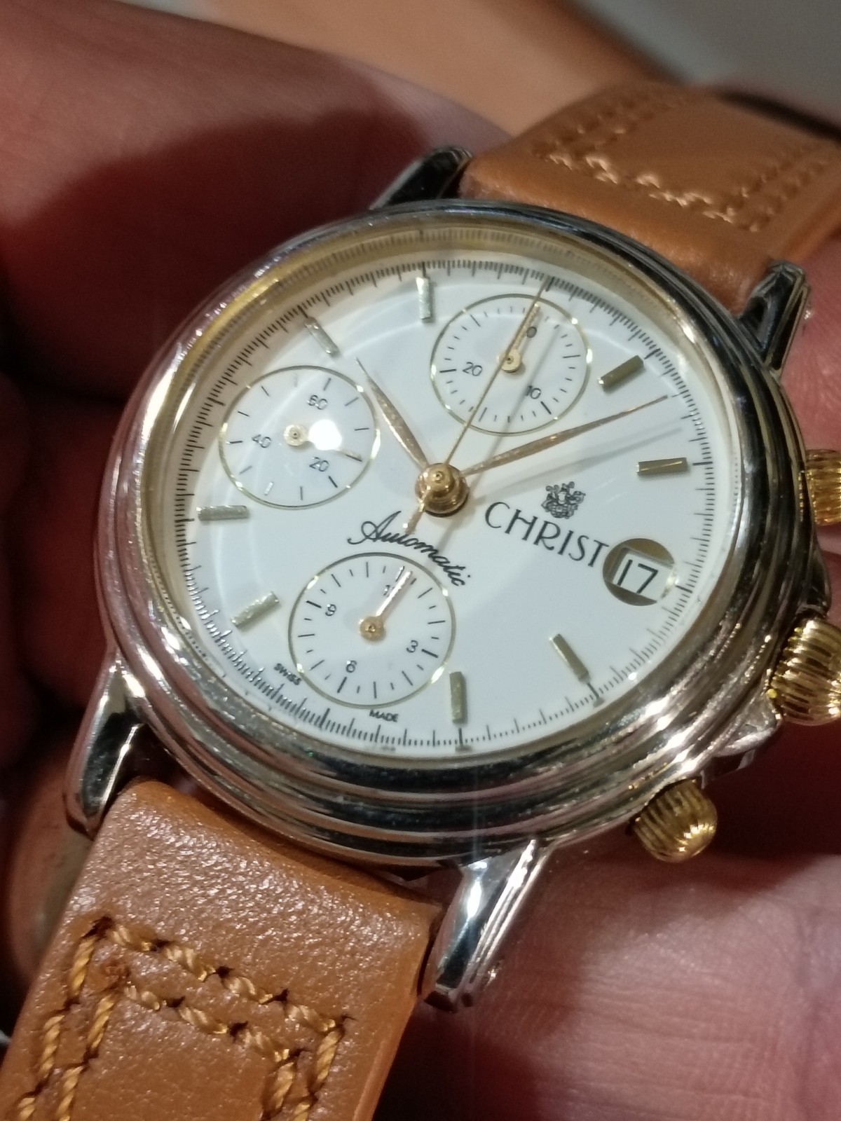 Christ Emotion Valjoux 7750 Chronograph Ref. 3168 Stunning!!!