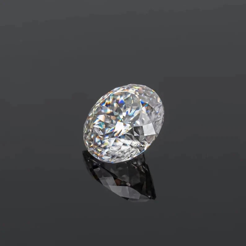 White Diamond 4 CT Portuguese Cut VVS1 D Grade 10.50mm Certified Loose G31