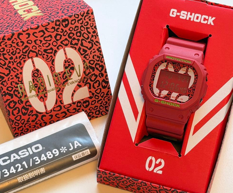 Neon Genesis Evangelion & G-Shock Collaborated New Watch【EVA-02 The Beast Model】