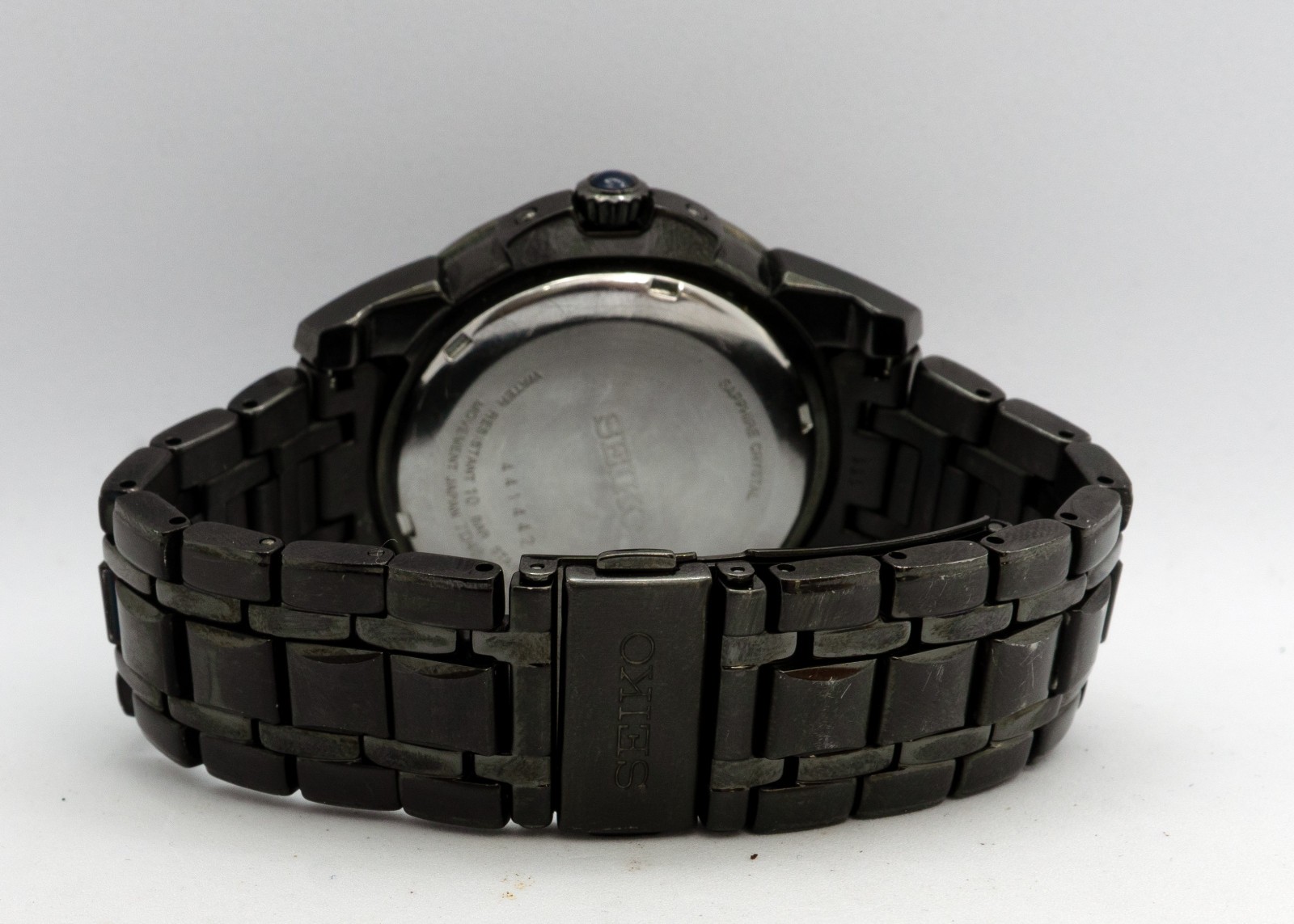 Seiko Premier Kinetic Perpetual Big Date Black Sapphire 7D48-0AM0| New Cap & Kit