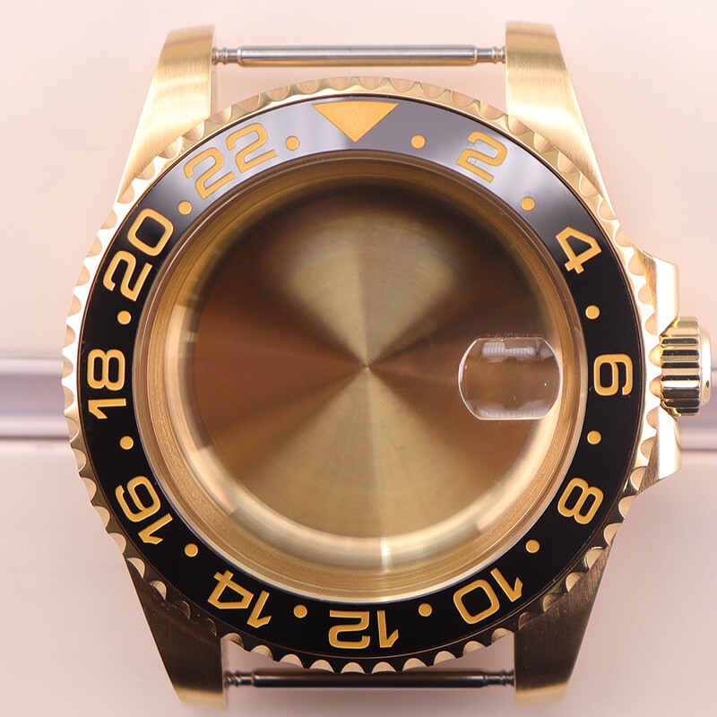 40mm Stainless Watch Case Sapphire Bezel Insert For Seiko NH34 NH35 NH36 ETA2824