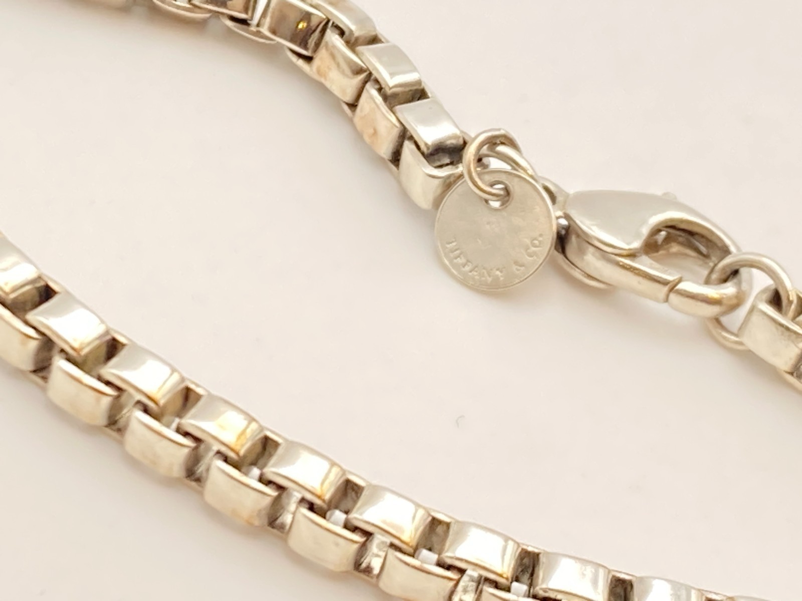 Tiffany & Co. Venetian Link Chain Bracelet 925 Silver 6 3/4″ 15.5g