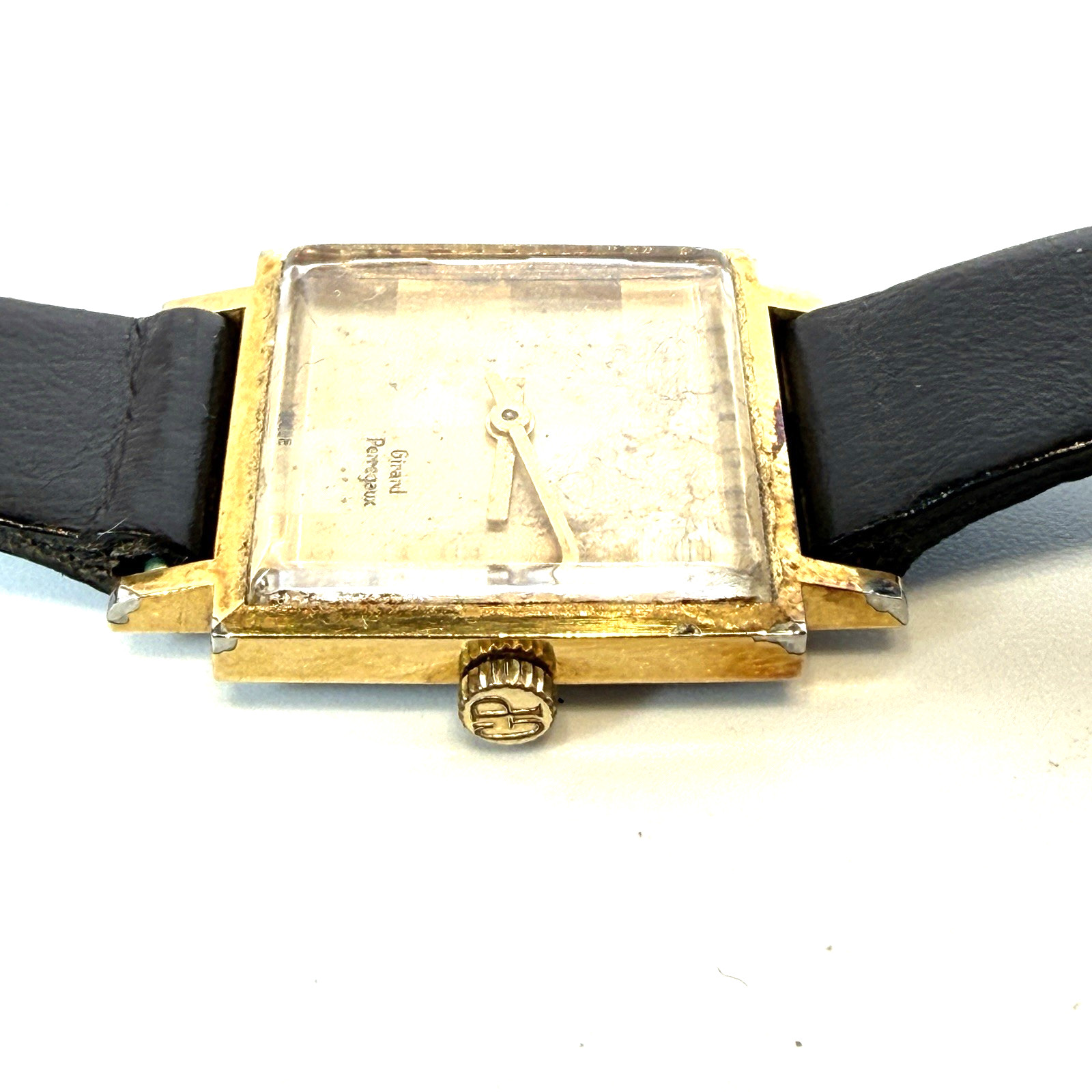 RARE VINTAGE GIRARD PERREGAUX CHECKERBOARD MECHANICAL LADIES DAMIER WATCH RUNS