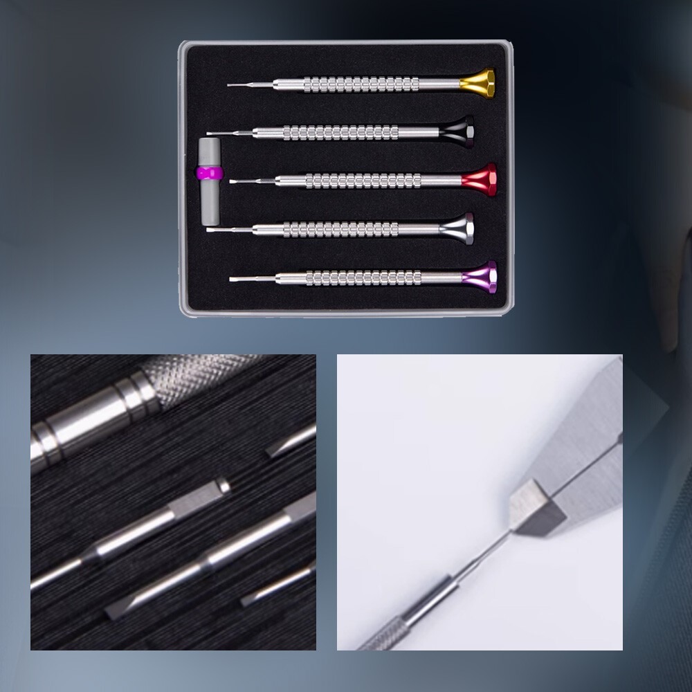 Watchmakers Screwdriver Set Stainless Steel Ergonomic Handles High Quality