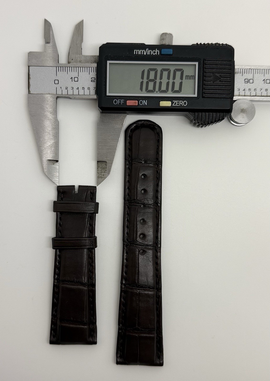 A. Lange & Sohne 22mm x 18mm Brown Alligator Watch Strap Band New Authentic OEM