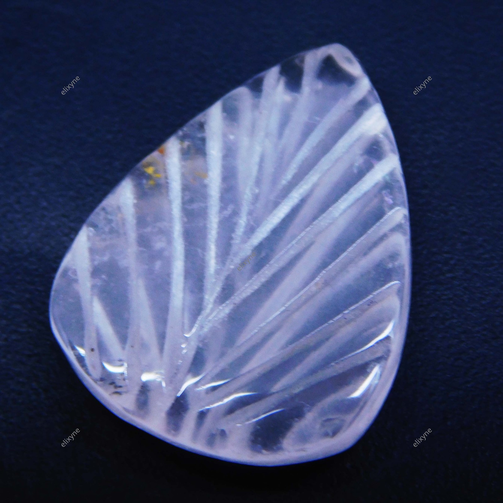 14.85 Ct Natural Ametrine Pear Carving Shape Certified Untreated Gemstone