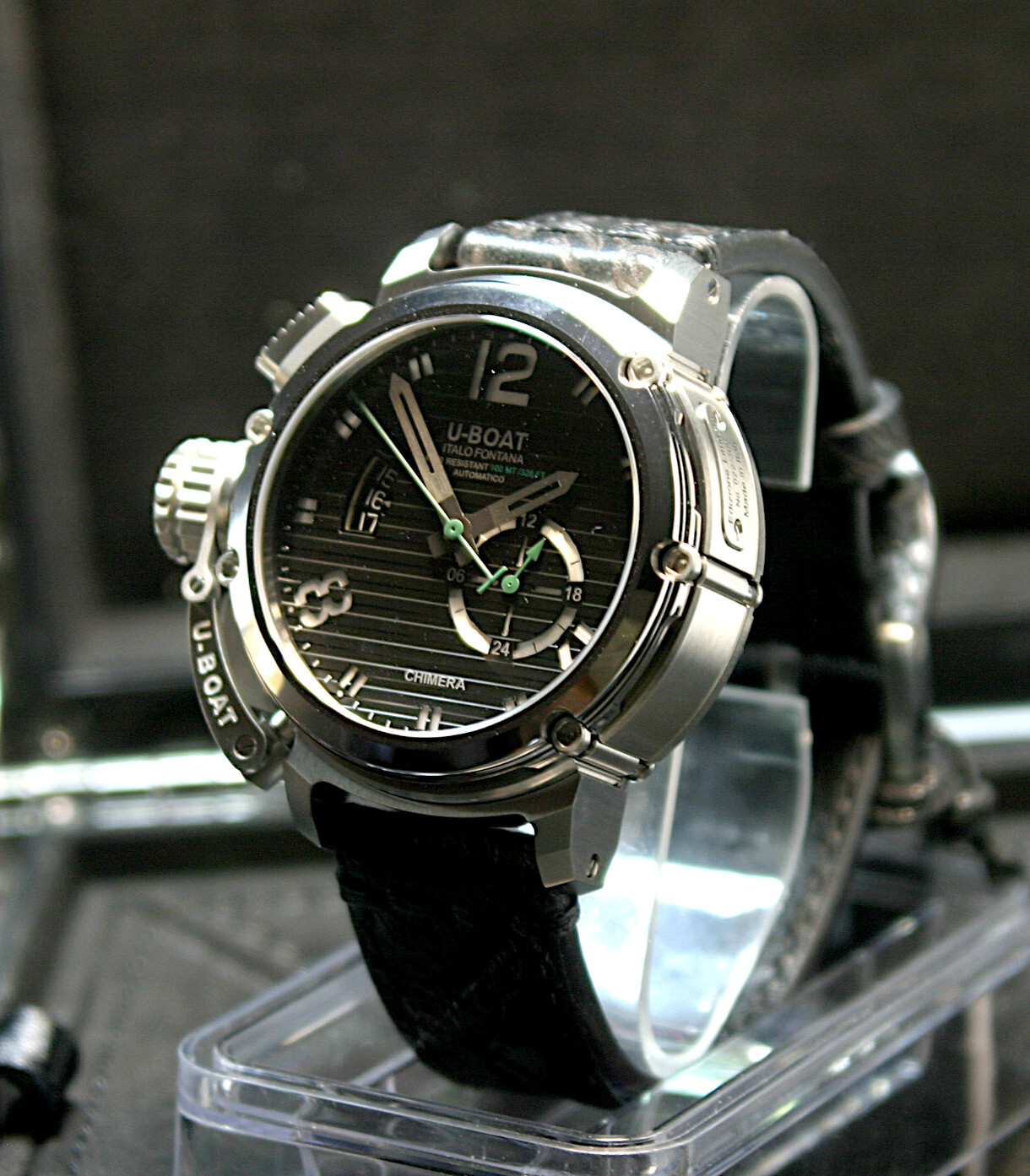 U-Boat 9605 Chimera 46mm SS Black Automatic 10ATM Unworn