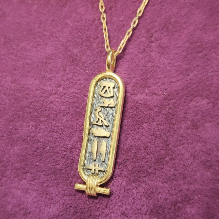 Ancient Egyptian Pendant hieroglyph charm Birthday Gift