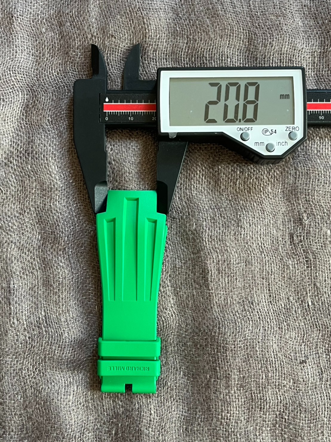 Authentic Richard Mille Green Rubber Strap For RM028 28M