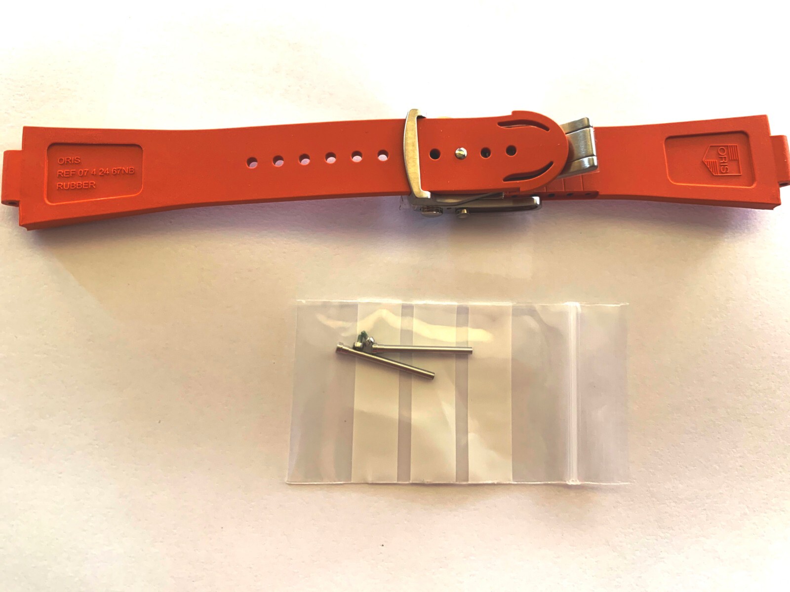 Oris Ø43.5mm Aquis Carysfort Reef 7754 rubber band strap bracelet 07 4 24 67NB